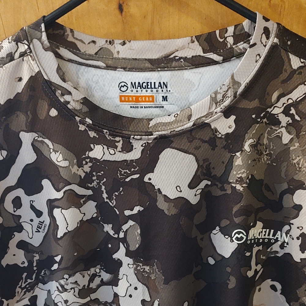 Magellan Outdoors Brown Camouflage Shirt